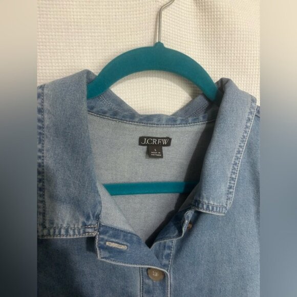 J.crew Popover dress in chambray - Picture 5 of 9